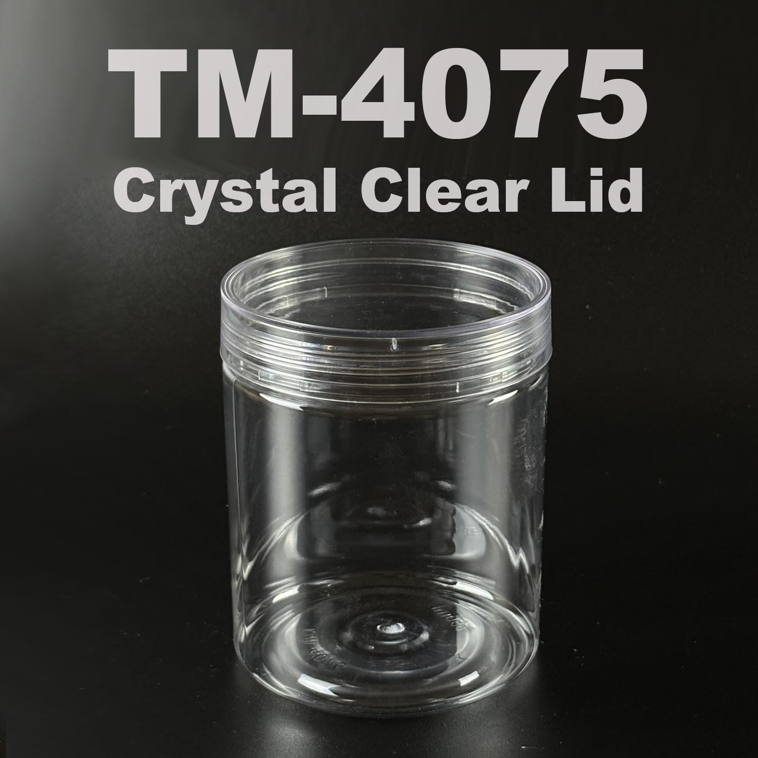 pet bottle 750ml with PET CYSTAL clear lid